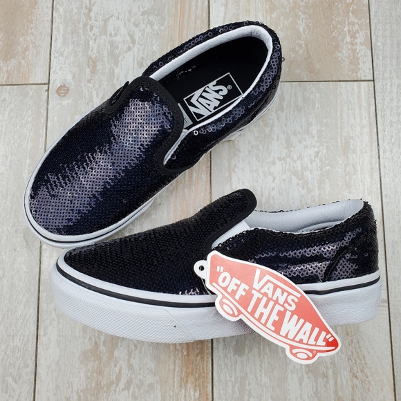 Vans Classic Slip On Micro Sequins Black - Picture 4 of 9